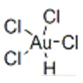 Aurate(1-),tetrachloro-, hydrogen (1:1),( 57191295,SP-4-1)- CAS 16903-35-8